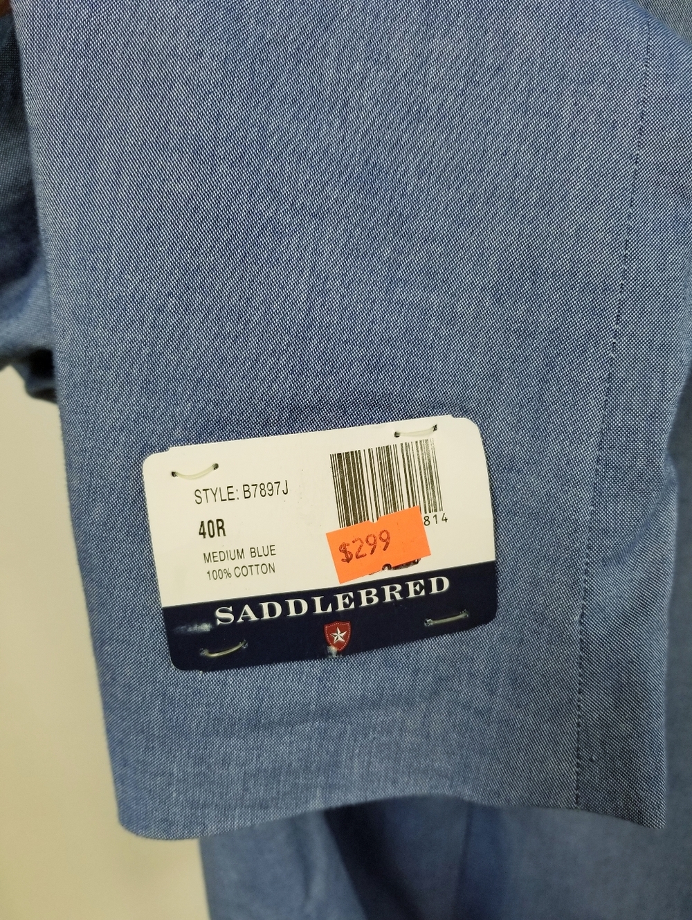 ❗SOLD❗Saddlebred Light Blue  Men's Blazer - Picture 5 of 6